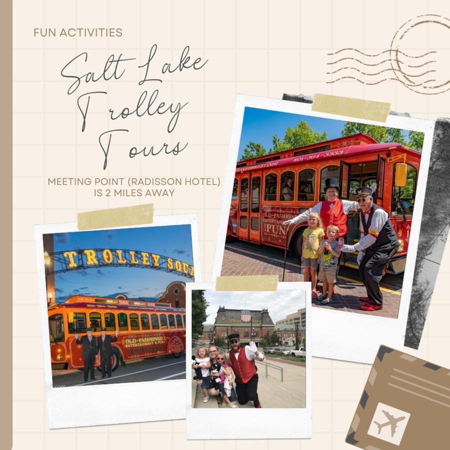 Ski - Explore - Relax - Cozy Beds, Tv & Wi-Fi Apartment Salt Lake City Ngoại thất bức ảnh